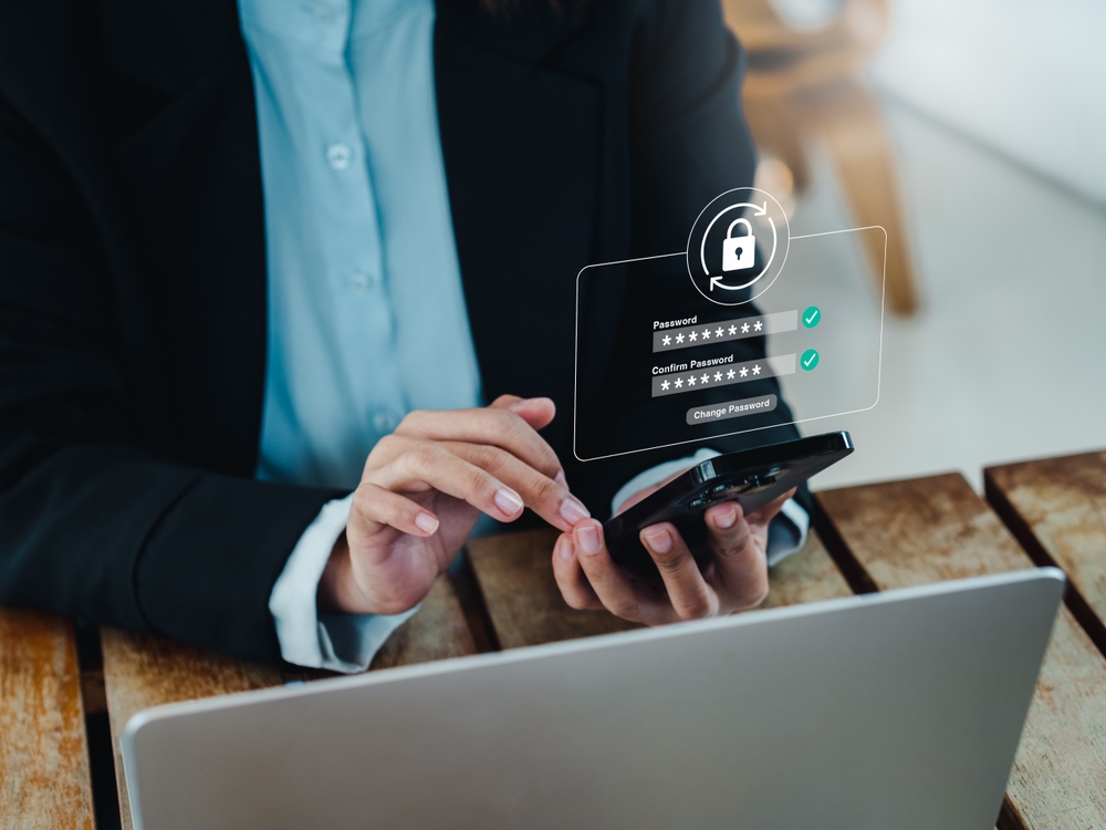 ResetPasswordSuccessfulConceptLockIconSecurityCodeShowingOn