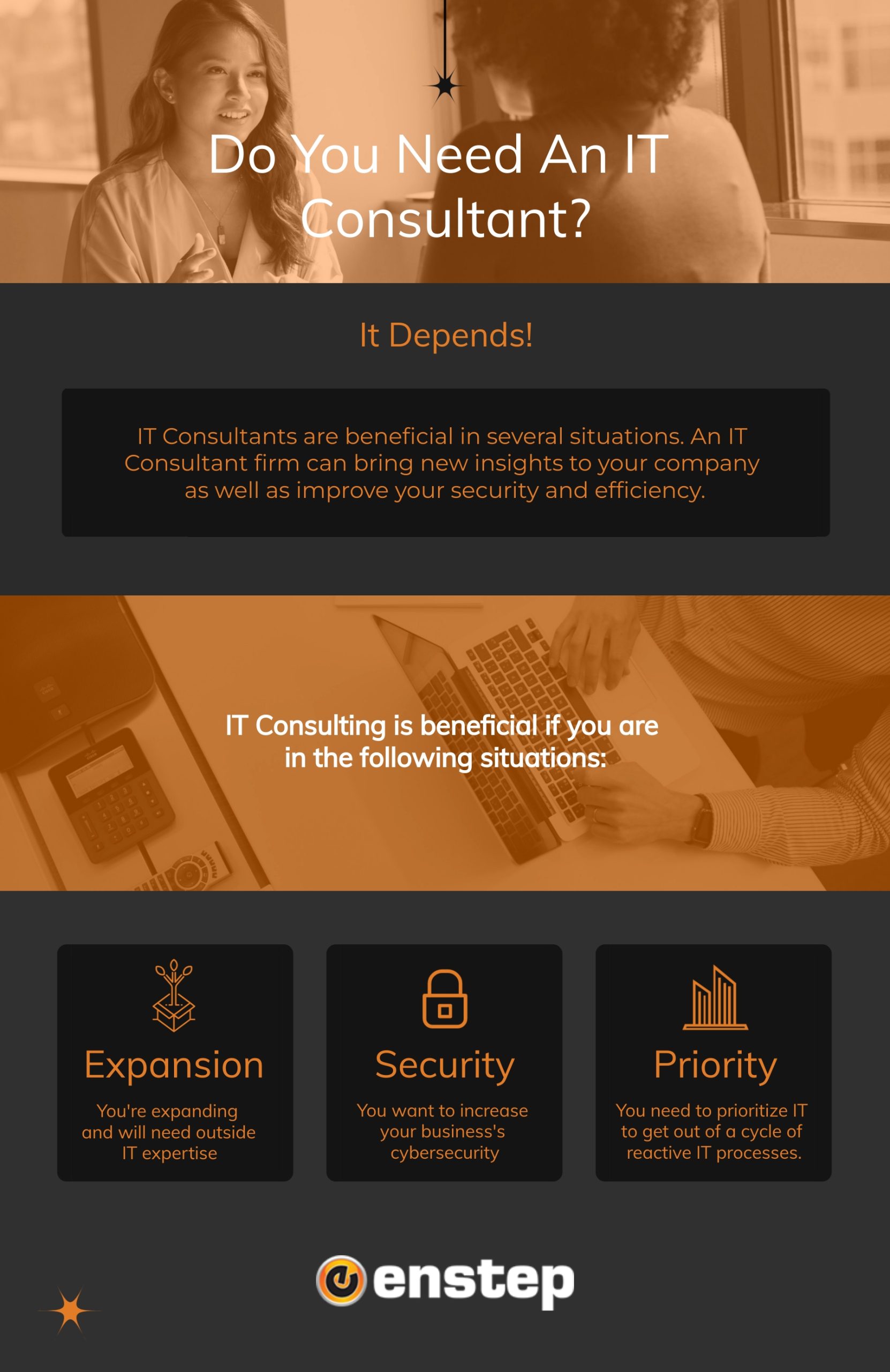 Project 2024 04 22 08 04 am | enstep technology solutions Need an It Consultant