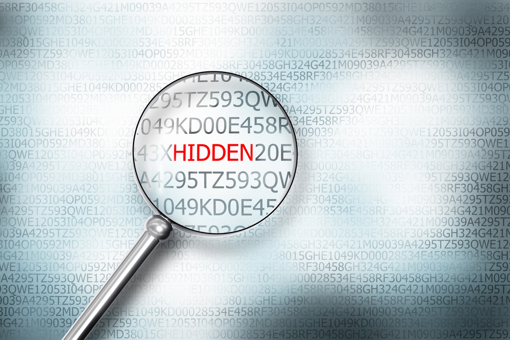 ReadingHiddenOnScreenMagnifyingGlass3dIllustrastion