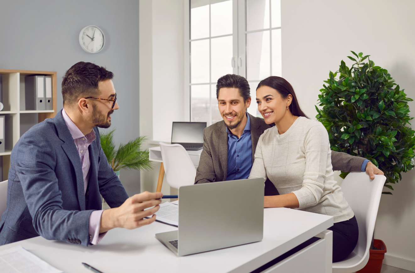 Couple Talking to Legal Advisor
