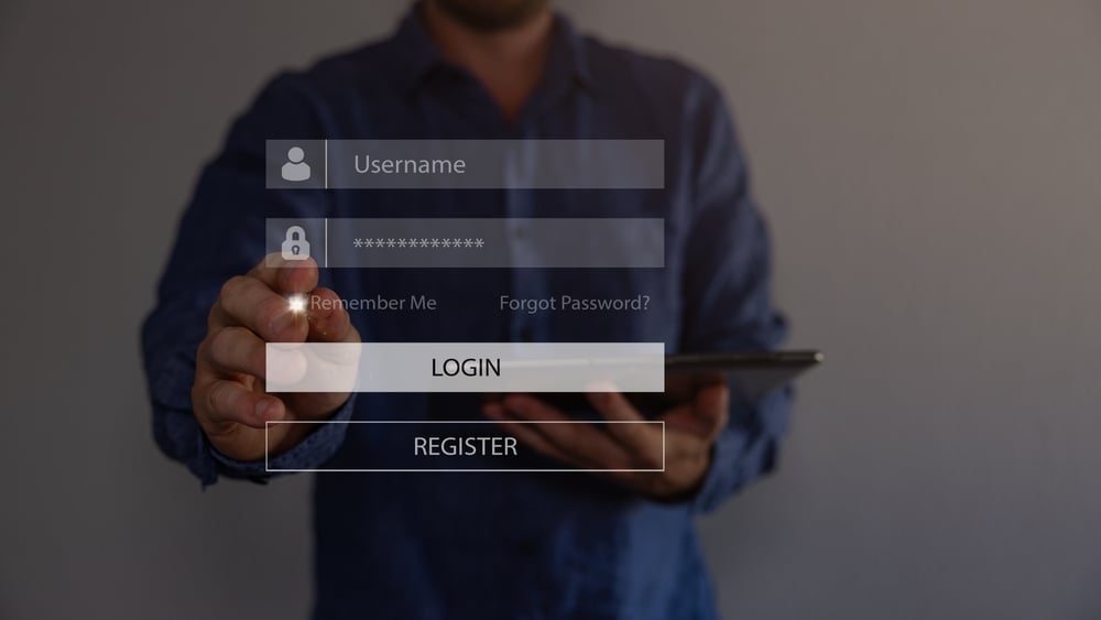 Conceptofcybersecurityusertypeloginandpasswordkeeping | enstep technology solutions Cyber Security Showing User Type Login and Password